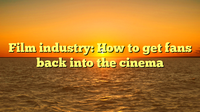 Film industry: How to get fans back into the cinema 